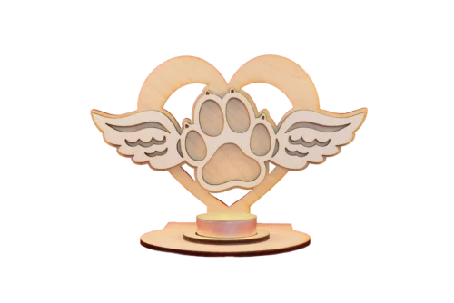 2 Kisállat Emlék Mécsestartó | Személyre Szabható Fa Gyertyatartó