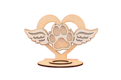 3 Kisállat Emlék Mécsestartó | Személyre Szabható Fa Gyertyatartó