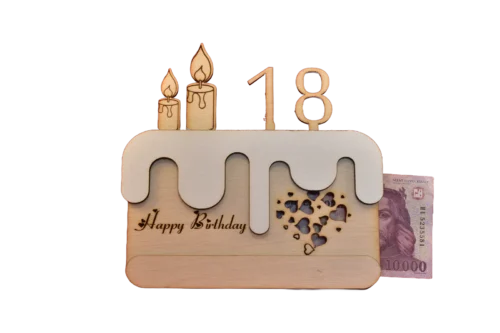 Személyre Szabott Születésnapi Pénzátadó Torta - Egyedi Számmal