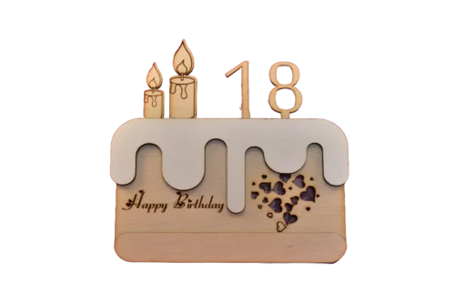 Személyre Szabott Születésnapi Pénzátadó Torta - Egyedi Számmal