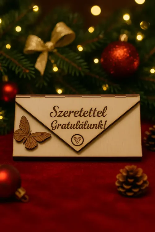 ez-20250530_1842_Ünnepi Gravírozott Boríték_remix_01jwh12e6yejnt2n0j5qdq07r5_result Natúr fából készült pénzátadó boríték.