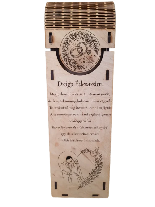 snapedit_1755695106937_result Fa szülőköszöntő bortartó doboz, előről