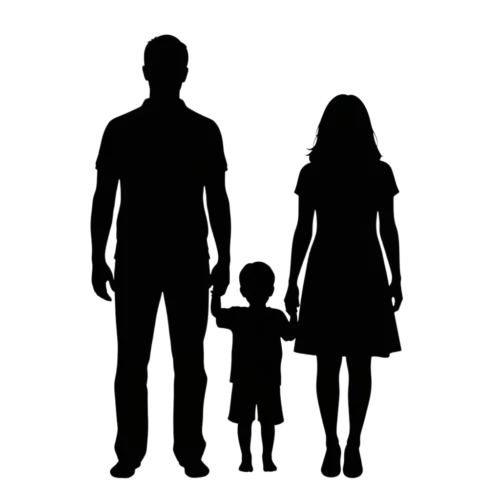 Szülők és kisfiú