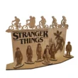 Stranger Things -2 Stranger Things ajándék, fából készült dioráma szobadísz