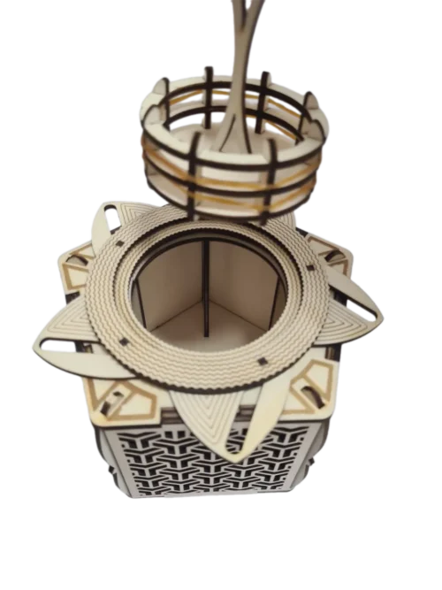 díszdoboz ékszertartó résszel