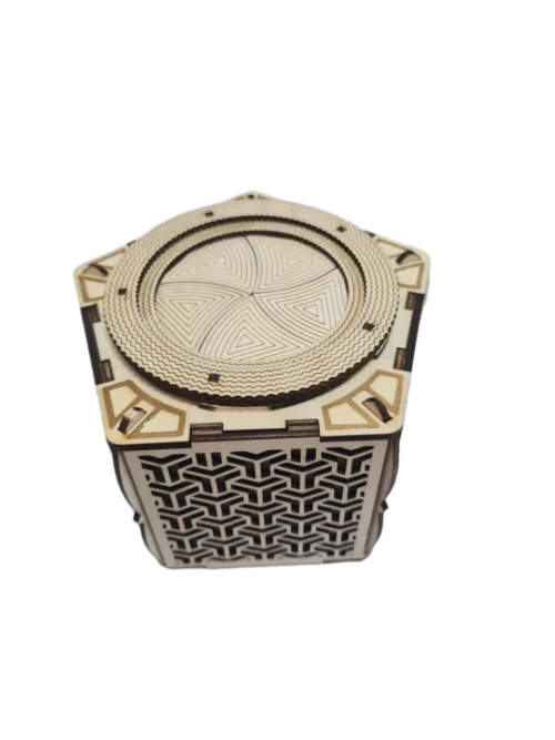 díszdoboz felülről fotózva zárt állapotban